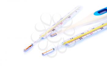 Royalty Free Photo of Medical Thermometers