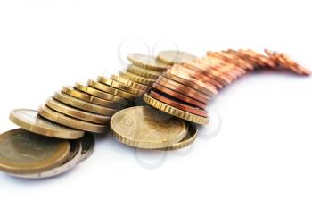 Royalty Free Photo of a Bunch of Coins