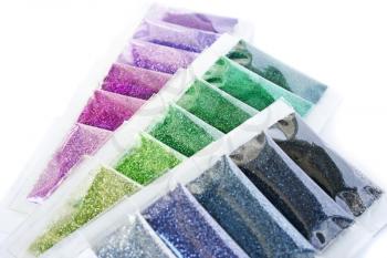 Royalty Free Photo of Colourful Nail Glitter
