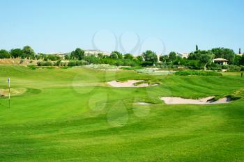 Royalty Free Photo of a Golf Course in Cyprus