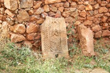 Royalty Free Photo of Stones in the Noravank Monastery in Armenia