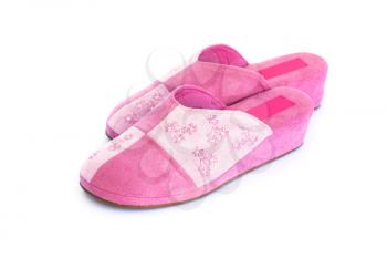 Royalty Free Photo of Pink Slippers