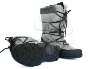 Royalty Free Photo of a Pair of Winter Boots