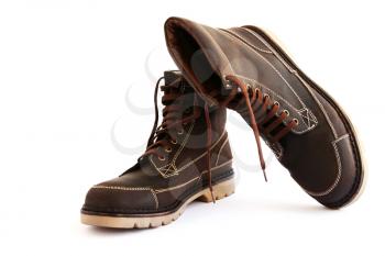 Royalty Free Photo of Brown Boots