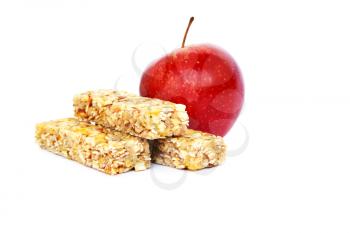 Royalty Free Photo of Cereal Bars With Apple