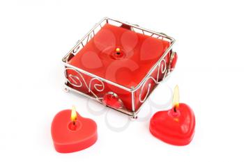 Royalty Free Photo of Red Candles