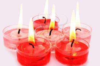 Royalty Free Photo of Tealight Candles