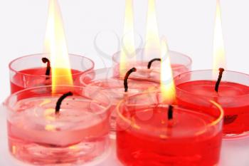 Royalty Free Photo of Tealight Candles