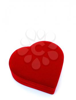 Royalty Free Photo of a Heart Shaped Box