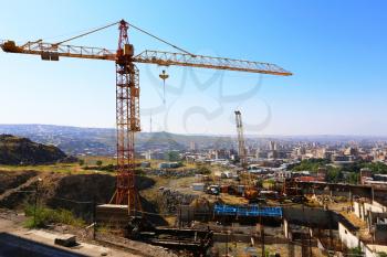 Royalty Free Photo of a Construction Site in Armenia