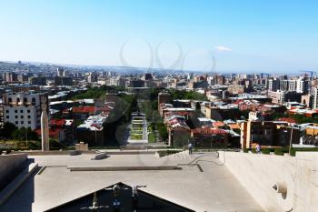 Royalty Free Photo of a View of Yerevan City, Armenia