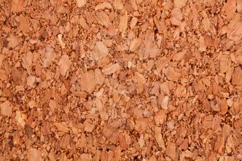 Cork board texture for background, close-up image.