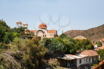 Old church in Kakopetria village, Cyprus.