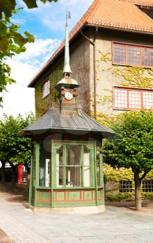 Oslo, Norway-August 13, 2014 - Outdoor exhibition at Norsk Folkemuseum.