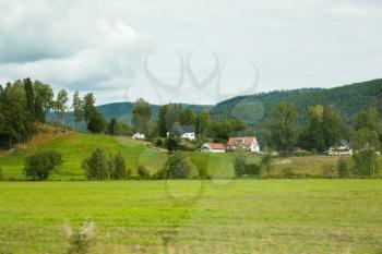 Beautiful rural scene in Norway.