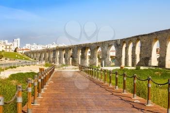 Old Kamares aqueduct in Larnaca, Cyprus.