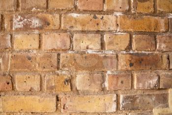 The texture of the brown bricks wall as a background.