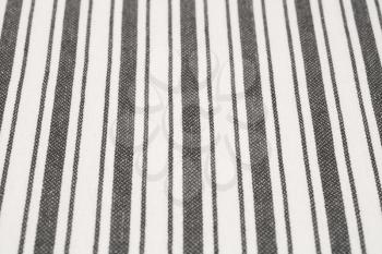Black and white kitchen towel texture as a background, horizontal picture.