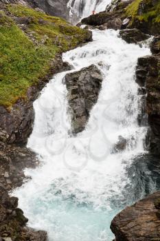 Latefossen, one of the biggest waterfalls in Norway.