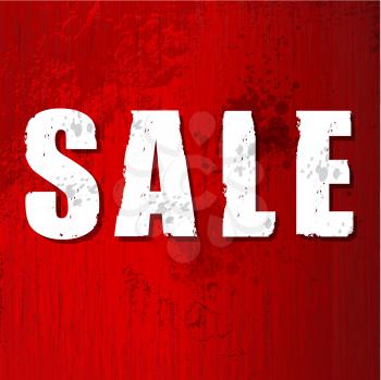 Royalty Free Clipart Image of a Sale Sign