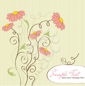 floral background in vector format