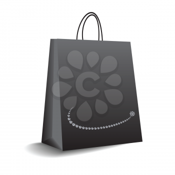 shopping bag in vector format