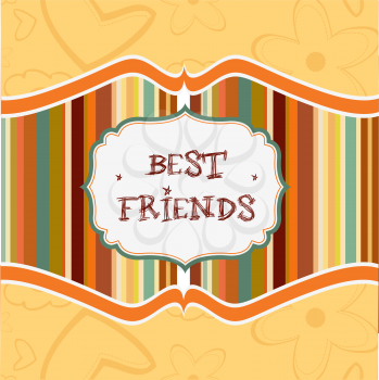 best friends card