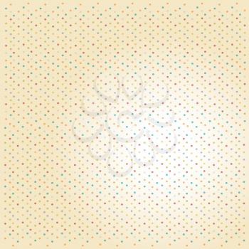 funny background with dots, vector illustration