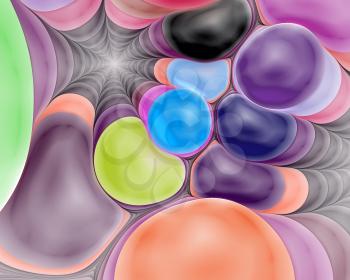 Colour abstract art balls  , backdrop (wallpaper)background.