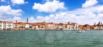 Seaview of Venice, Italy . Panorama view