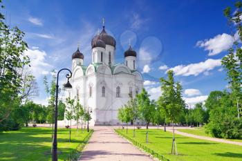 Russian Church in Pushkin, St. Petersburg. Russian