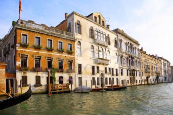 Beautiful water street - Grand Canal in Venice, Italy
