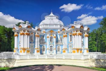 Pavilion Hermitage in Tsarskoe Selo. St. Petersburg, Russia