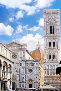 Duomo Santa Maria Del Fiore and Campanile. Florence, Italy