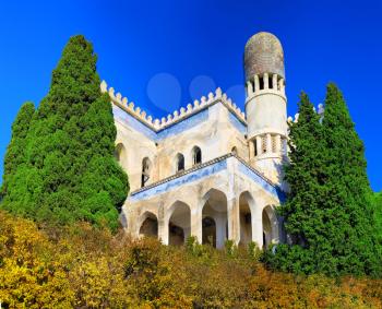 Ruins of Mosque in Semeiz, Crimea, Ukraine.
