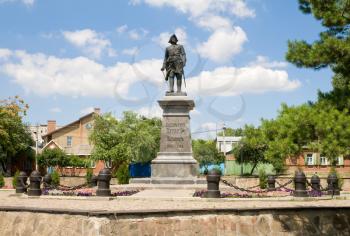 Monument of Russian Emperor-Peter I. Taganrog, Russia