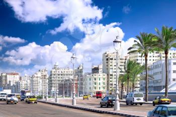 Alexandria city , urban view, Egypt.