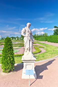 Statue  Menshikov Palace in Saint Petersburg, Russia