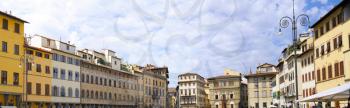 Panorama view of  Florence, Italy. Historical center
