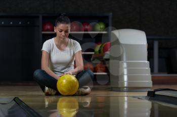 Sad Girl Upset About Bowling Play
