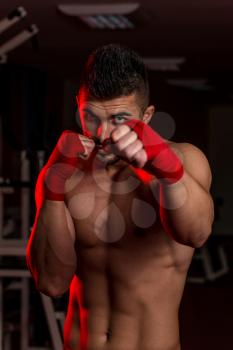 Mixed Martial Arts Fighter Ready To Fight