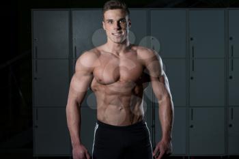 Portrait Of A Physically Fit Man Showing His Well Trained Body