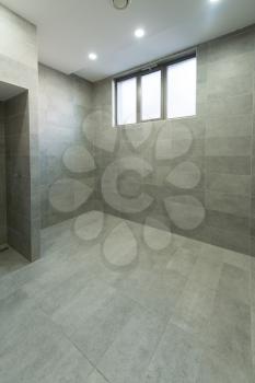 Modern Interior Of A Shower Room In Fitness Center Gym