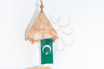 Muslim Flag Waving On Wall