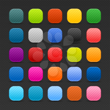 Royalty Free Clipart Image of a Bunch of Colourful Squares