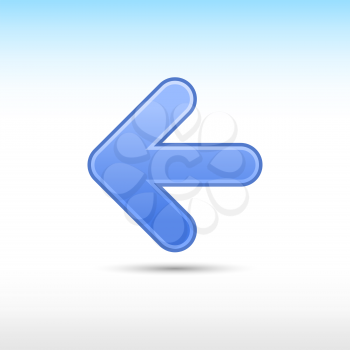 Royalty Free Clipart Image of an Arrow Icon