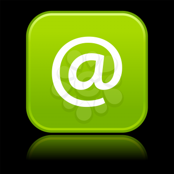 Royalty Free Clipart Image of an Email At Icon