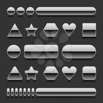 Royalty Free Clipart Image of a Set of Computer Icons