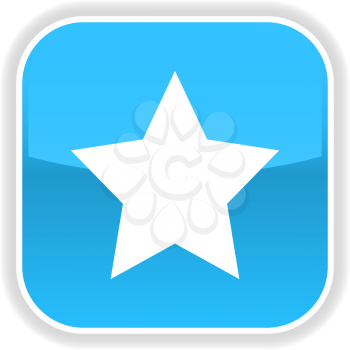 Royalty Free Clipart Image of a Star Icon