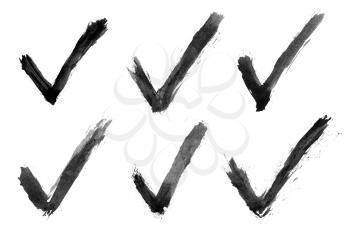 Royalty Free Clipart Image of Check Marks